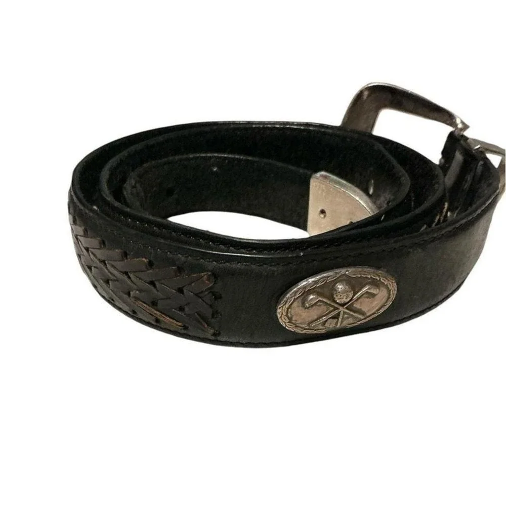 Vintage Golf Belt Leather Size 38